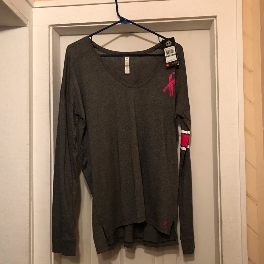 Women’s breast cancer awareness Under Armour Top